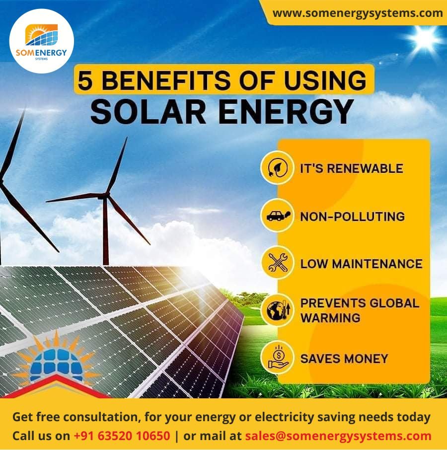 Top 5 Benefits of Solar Som Energy Systems